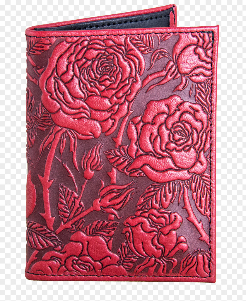 Rose Wallet Leather Oberon Design Clothing Accessories PNG