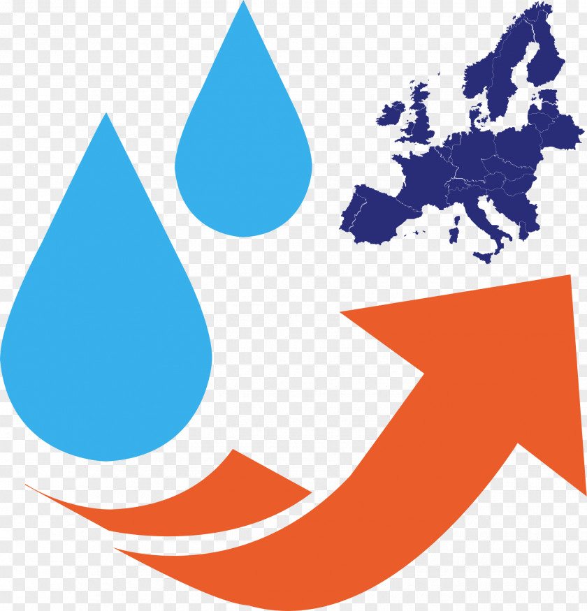 Waterproofing Europe Vector Map PNG