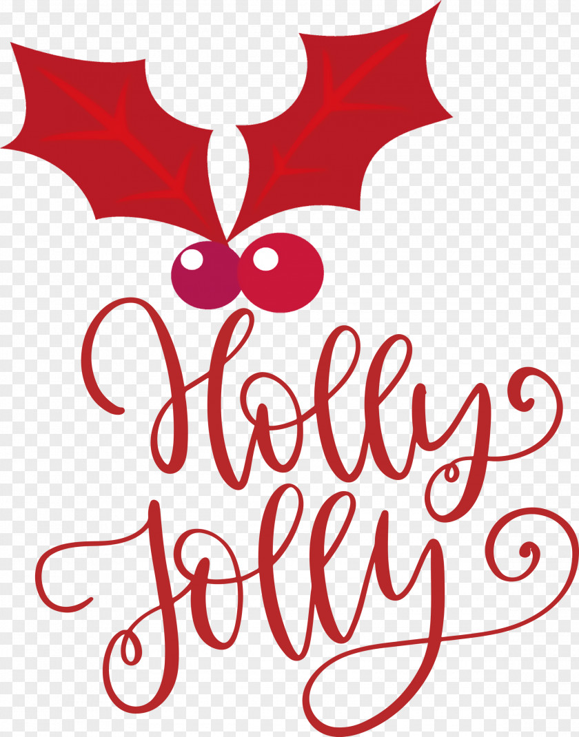 Holly Jolly Christmas PNG