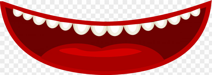 Smile Mouth Cartoon Clip Art PNG