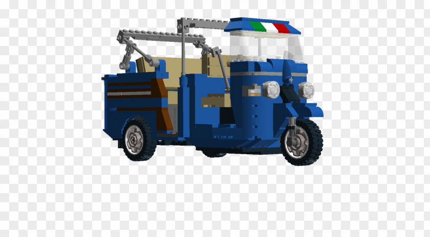 Building LEGO Piaggio Ape Calessino Motor Vehicle PNG