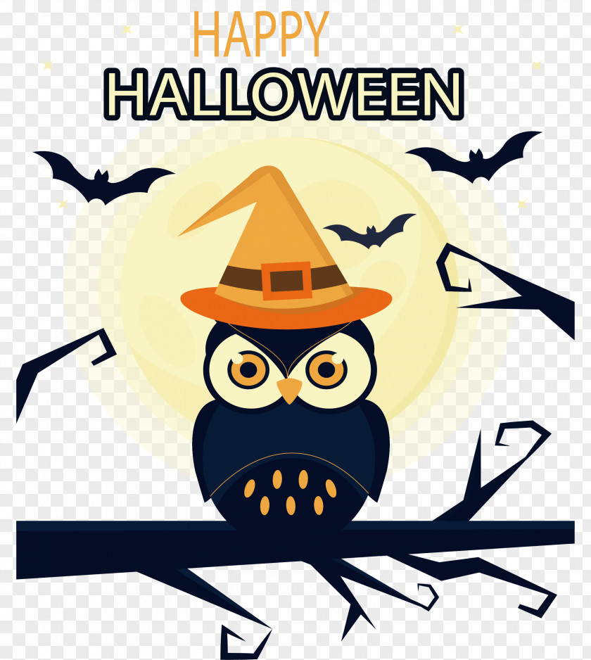 Owls On The Deadwood Owl Clip Art PNG