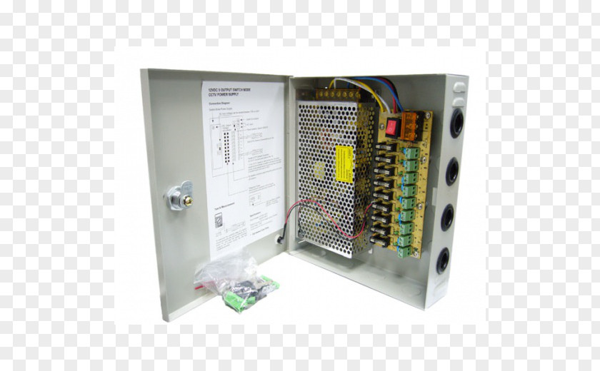 Power Supply Unit Converters Closed-circuit Television Video Cameras Джерело живлення PNG