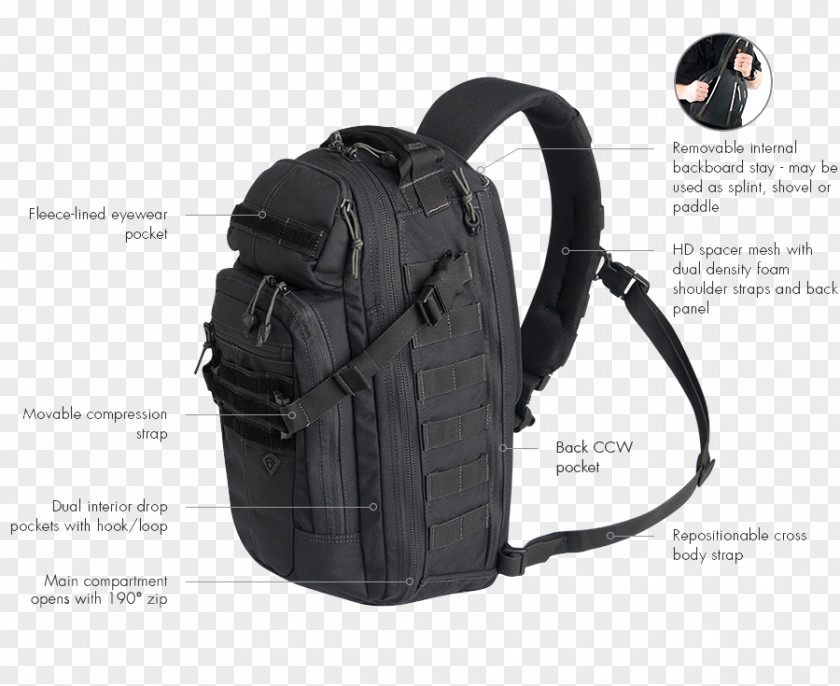 Backpack Gun Slings Bag Shoulder Strap PNG