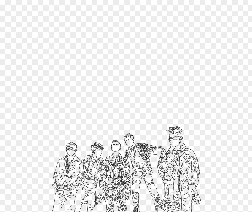Taeyang Line Art Visual Arts Sketch PNG
