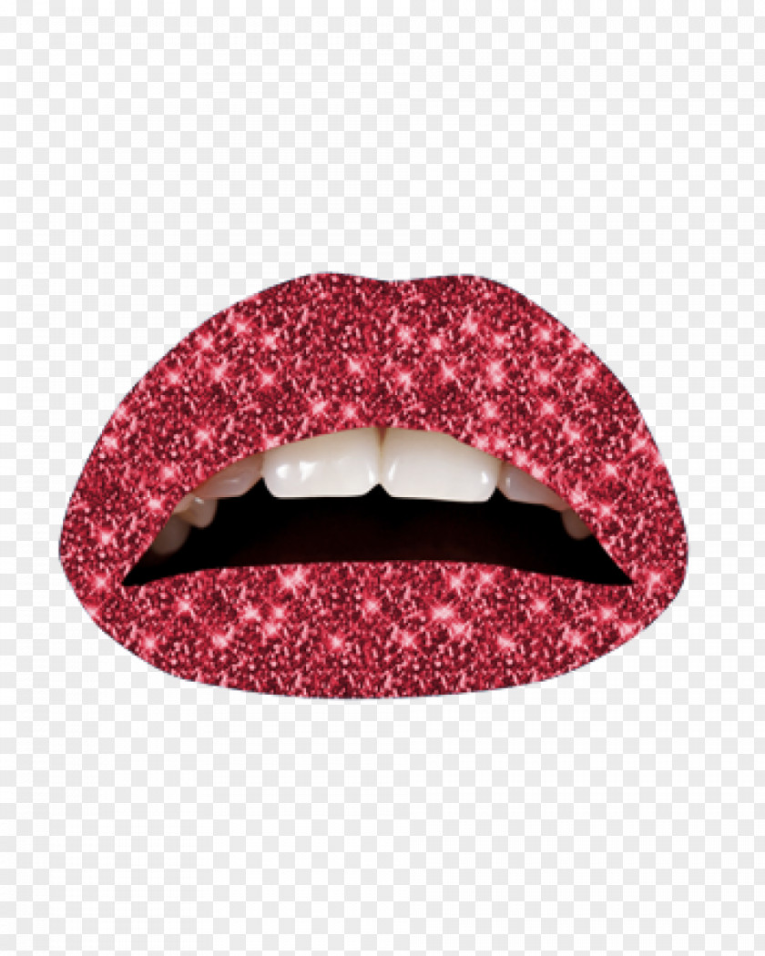 Lipstick Violent Lips Glitter Tattoo Cosmetics PNG
