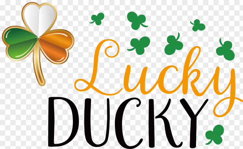 Lucky Ducky Patricks Day Saint Patrick PNG