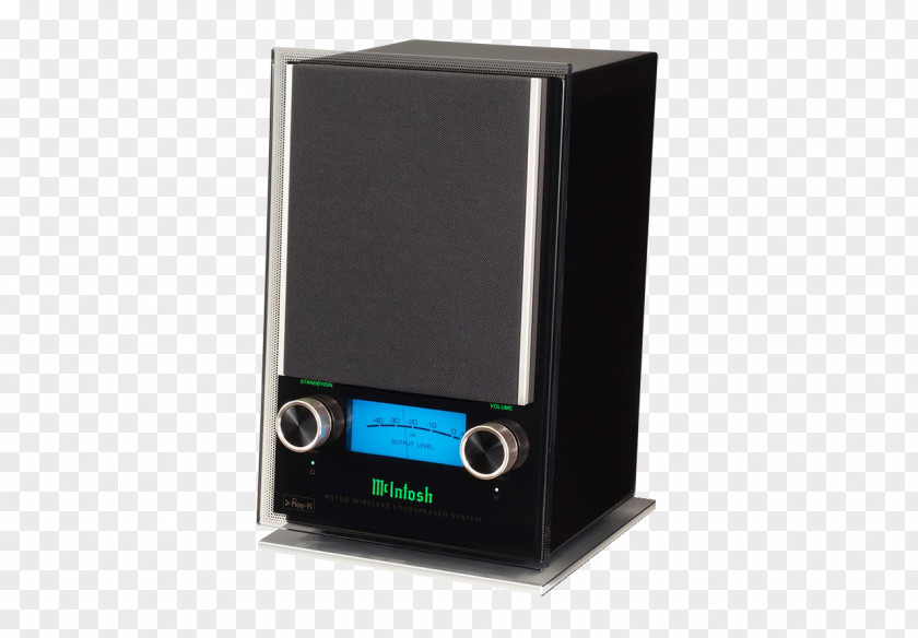 McIntosh Laboratory Loudspeaker Wireless Speaker RS100 Audio PNG
