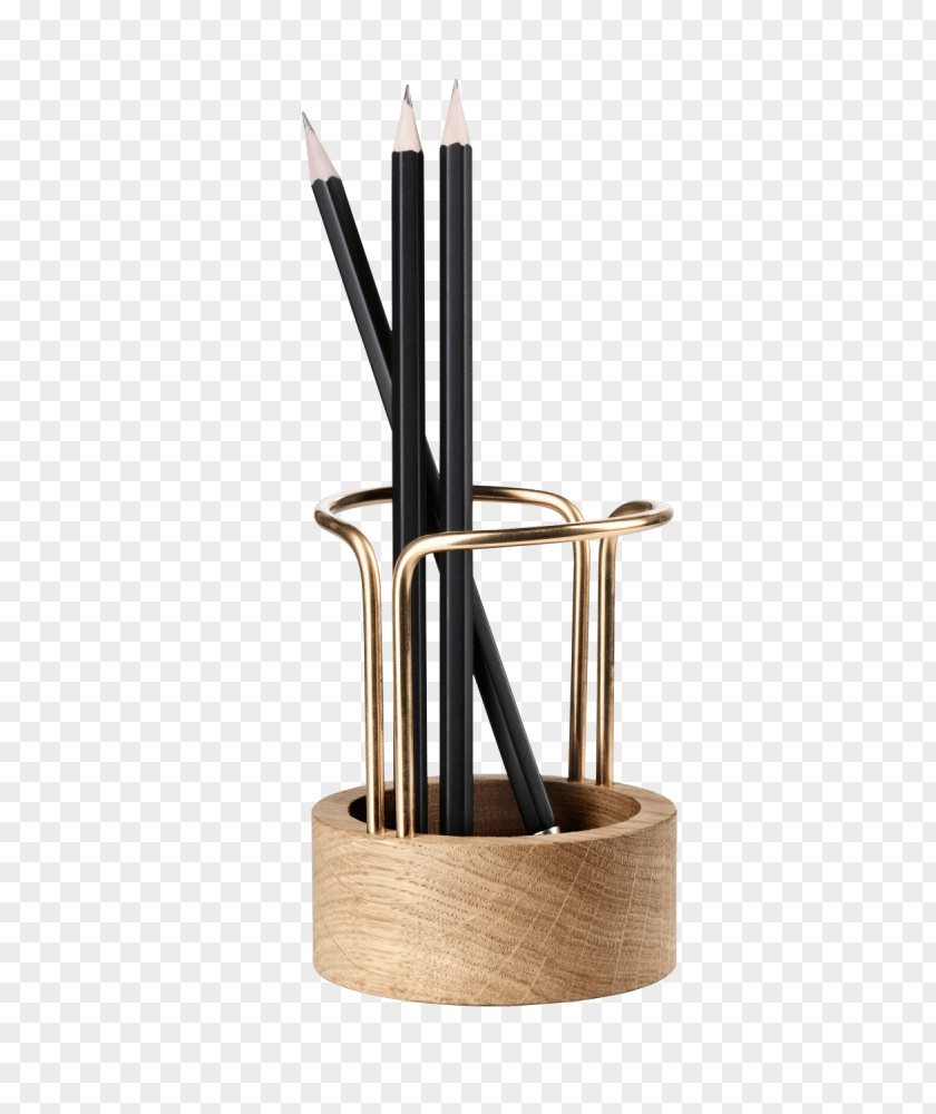 Penholder Pen Office Supplies Brass Material Portaploma PNG