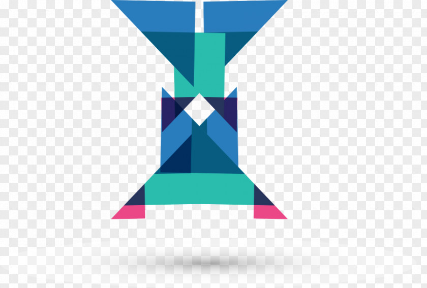 Vector Overlapping Triangles Color Triangle PNG