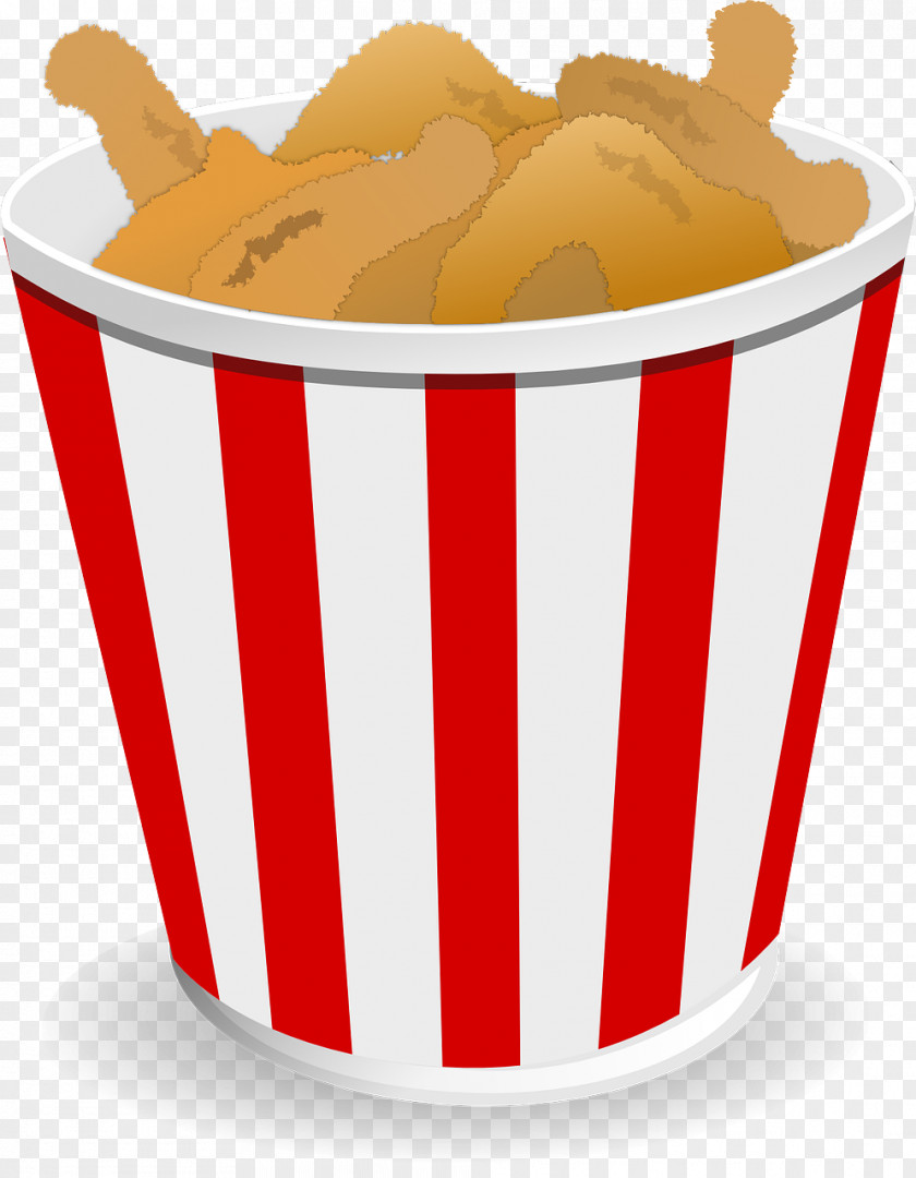 Delicious Family Bucket Crispy Fried Chicken KFC Nugget PNG