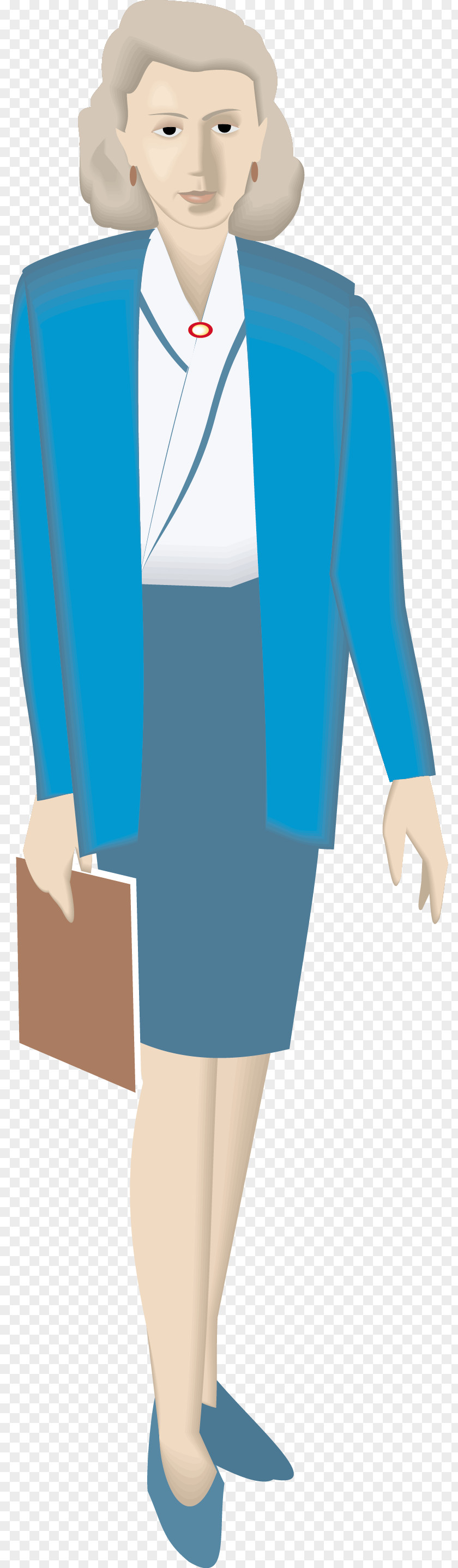 Flattened Vector Woman Figure Flat Design Illustration PNG