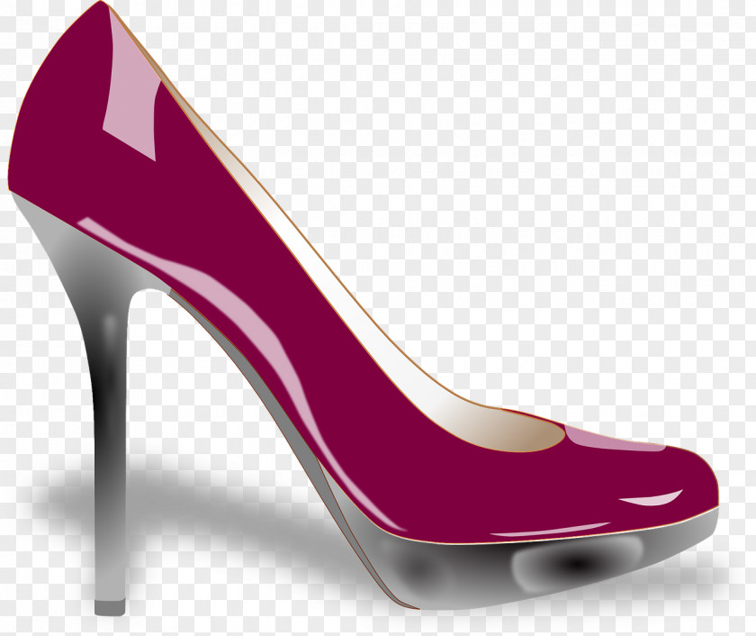 Purple High Heels High-heeled Footwear Court Shoe Stiletto Heel Clip Art PNG