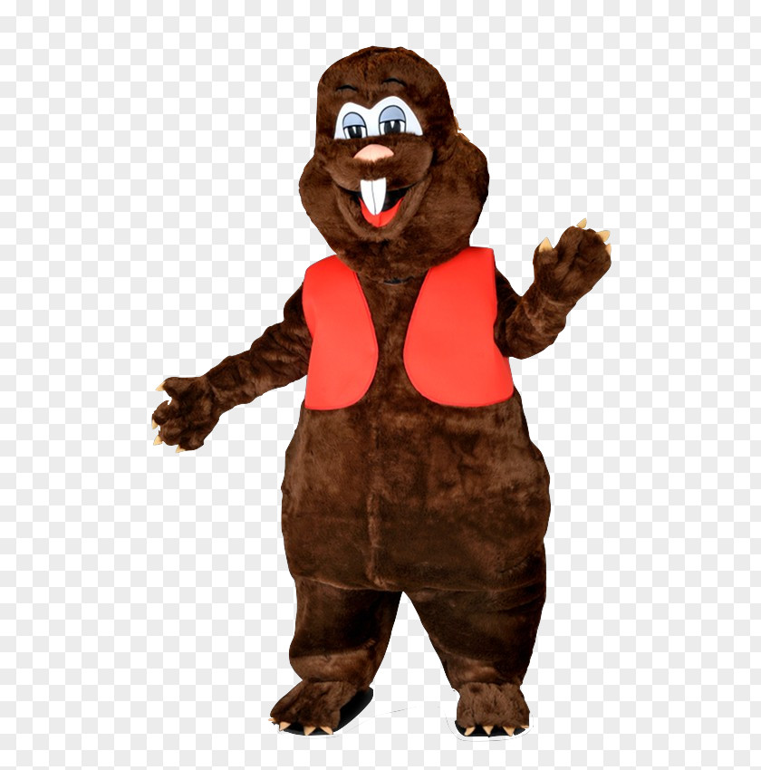 Costume European Mole Disguise Mascot PNG