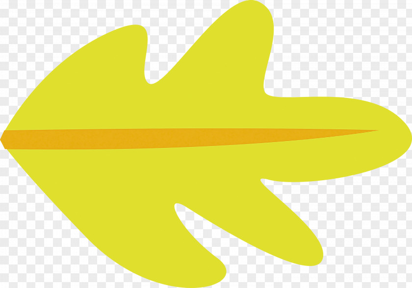 Leaf Angle Line Yellow Meter PNG