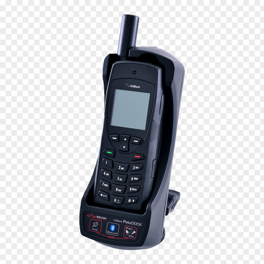 Satellite Telephone Iridium Communications Phones Beam Dock PNG