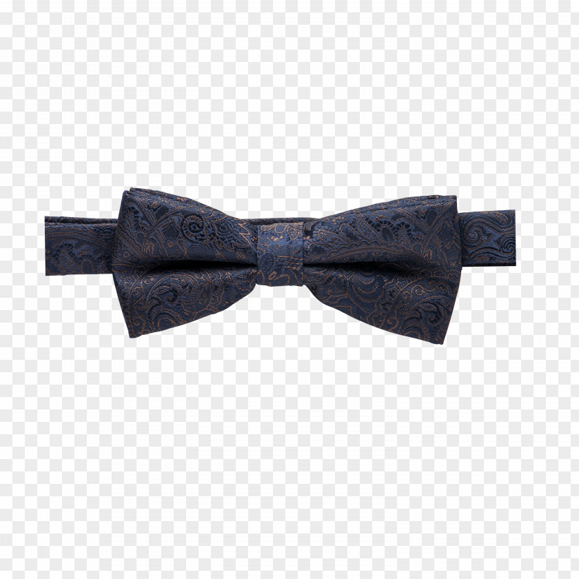 Blue Bow Tie Black M PNG