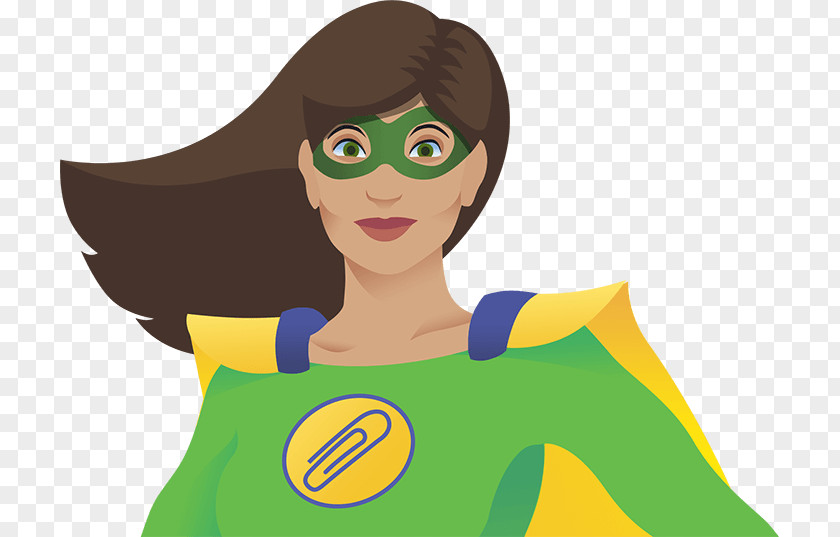 Business Superhero Virtual Assistant Office Service PNG