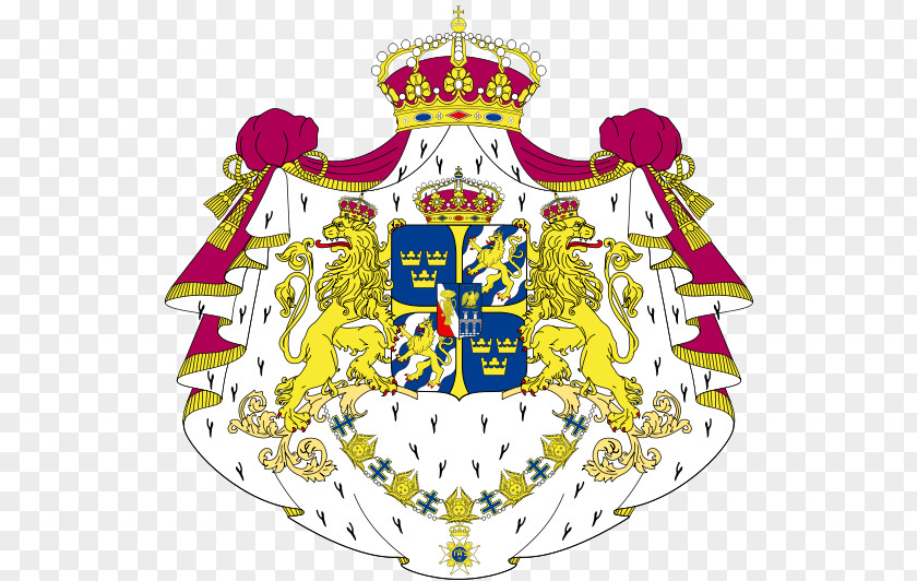 Coat Of Arms Sweden Swedish Empire Monarchy PNG