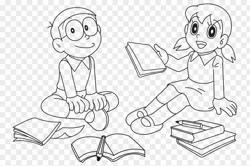 Doraemon Drawing Wii Shizuka Minamoto Coloring Book PNG