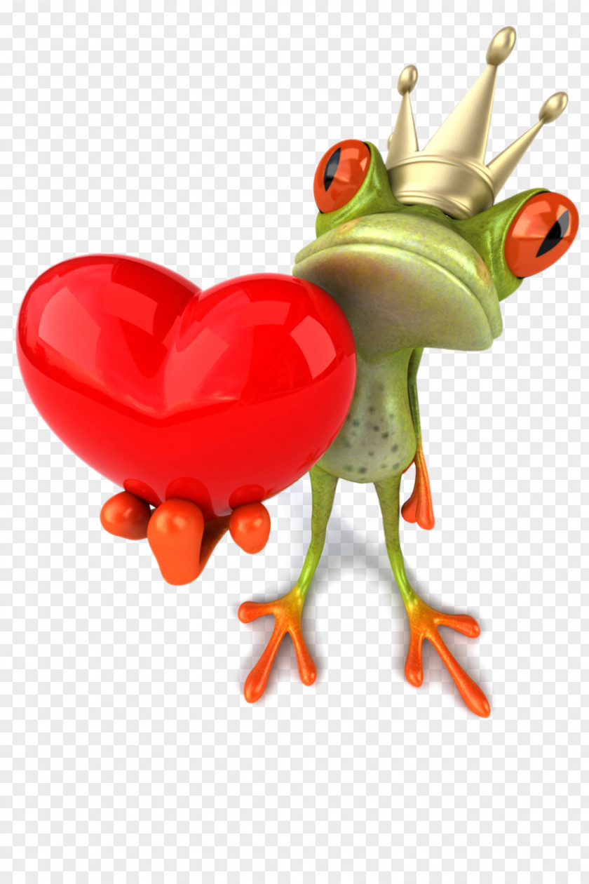 Frog Argentine Horned Valentines Day Heart Wallpaper PNG