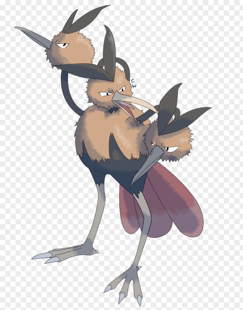 Pokemon Dodrio Pokédex Generazione Pokémon Bird PNG
