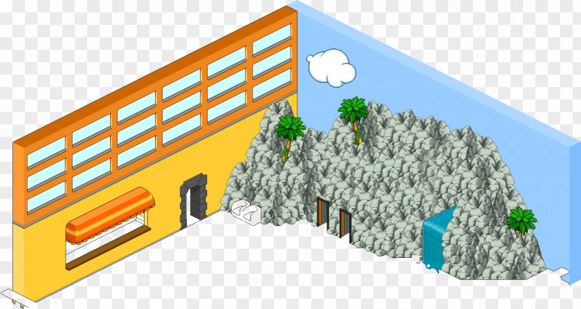 Rooftop Habbo Massively Multiplayer Online Game PNG