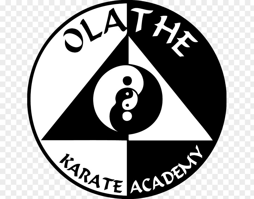 Worn Off White Belt Olathe Karate Academy Logo Brand Symbol PNG