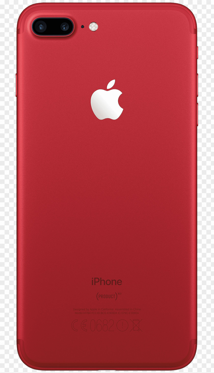Apple IPhone 7 Plus Product Red Telephone PNG