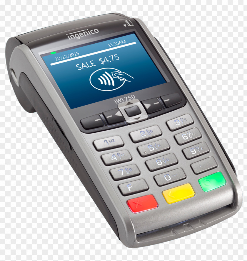 Card Terminal EMV Payment Contactless Smart Ingenico PNG