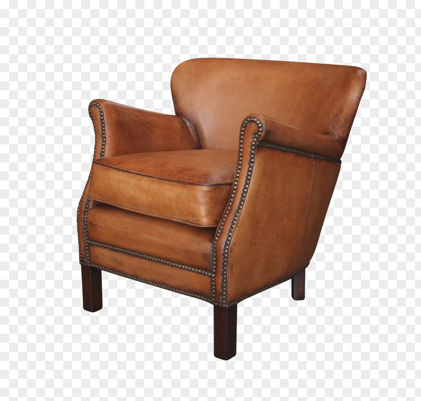 Chair Club Wing Professor Armchair Leather PNG