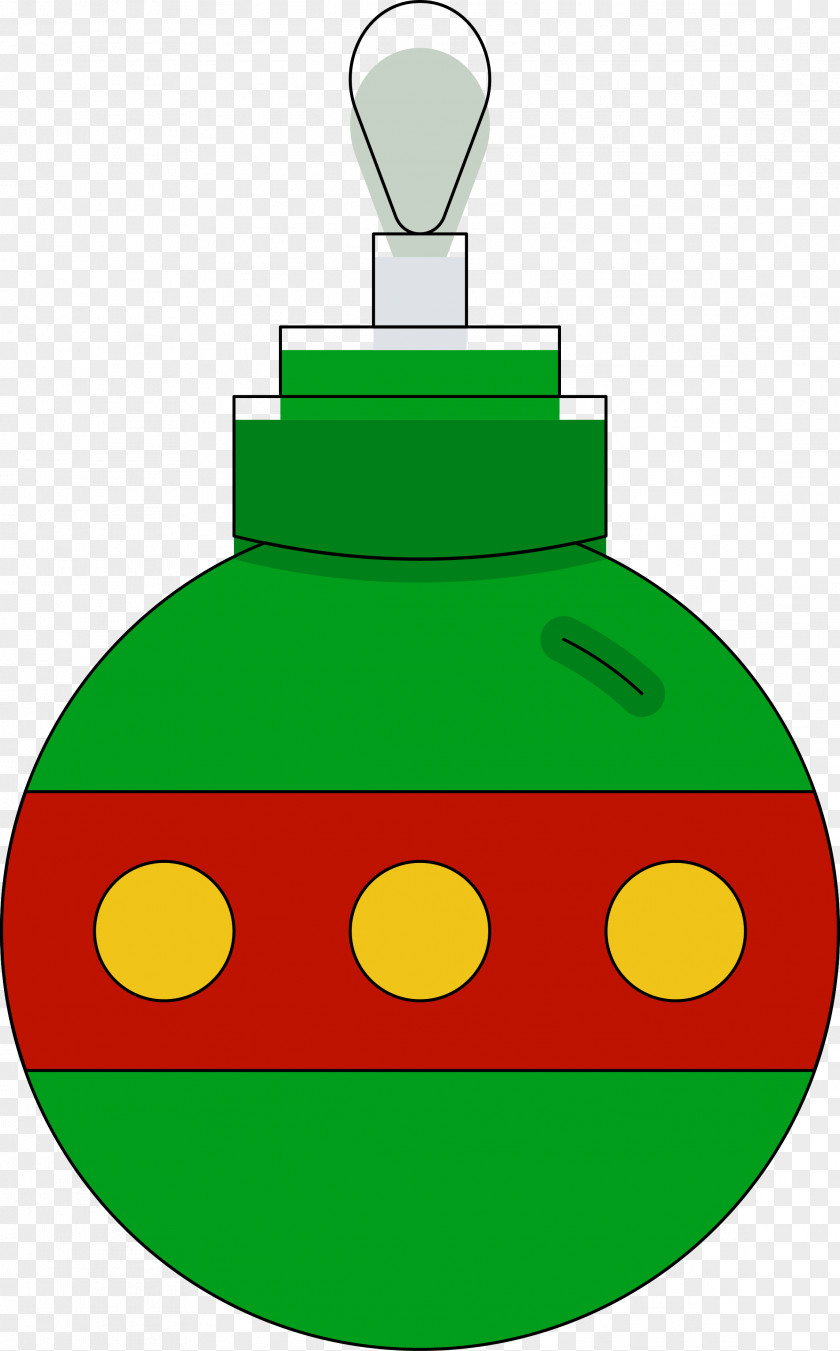Green Holiday Ornament PNG