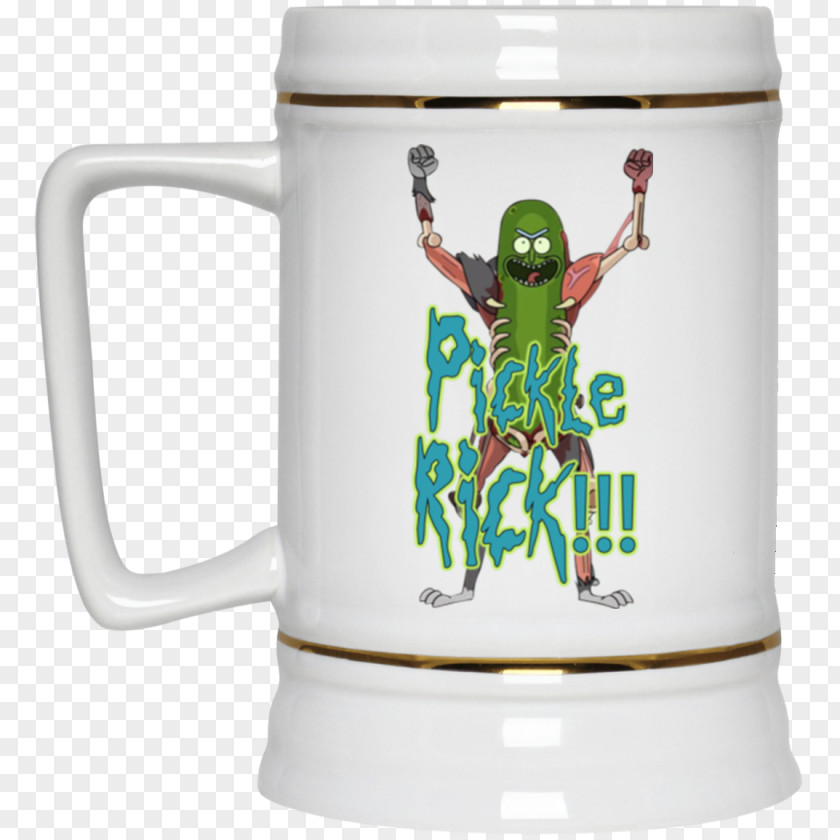 Pickle Rick Mug Beer Stein YouTube PNG