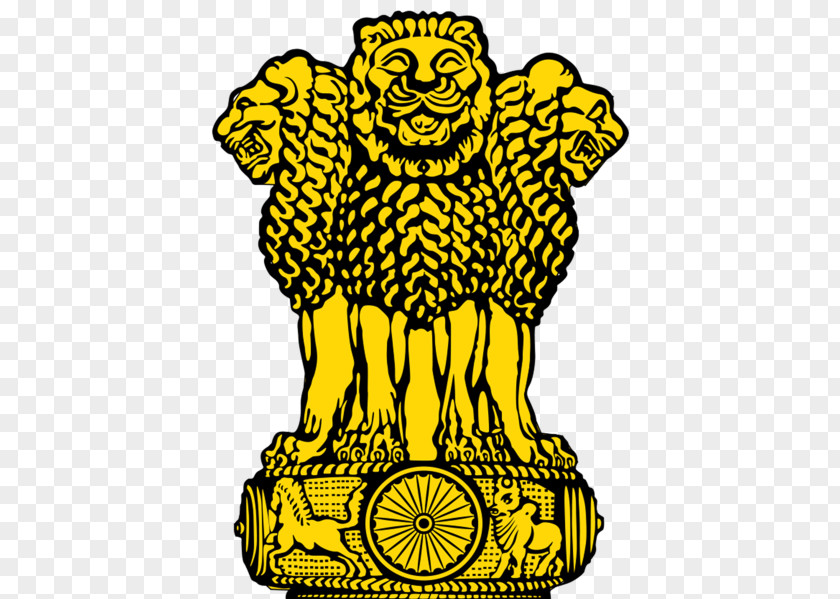 Symbol Sarnath Lion Capital Of Ashoka Pillars State Emblem India Flag PNG
