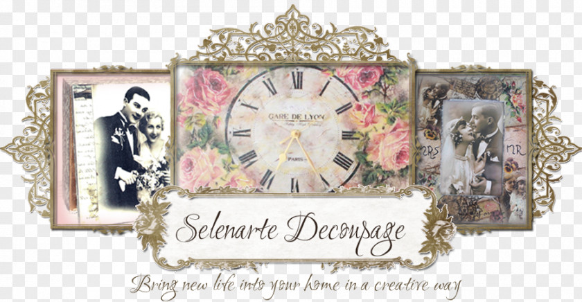 Decoupage Vintage Paper Art Do It Yourself Painting PNG
