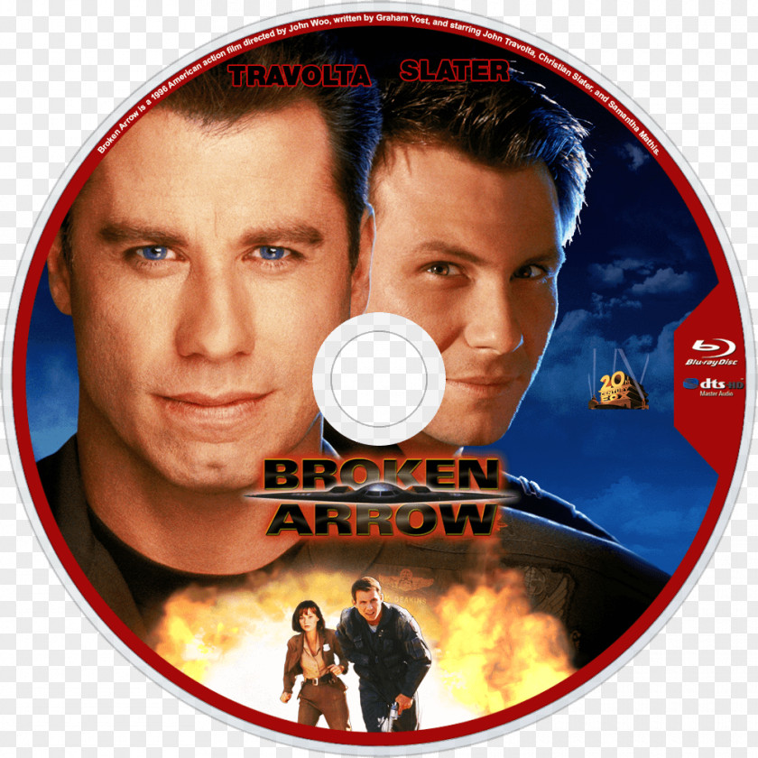 Dvd John Woo Broken Arrow Travolta Hollywood DVD PNG