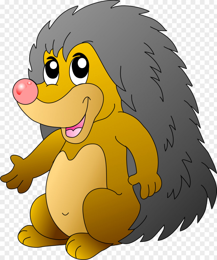 Hedgehog Cartoon Bird Clip Art PNG