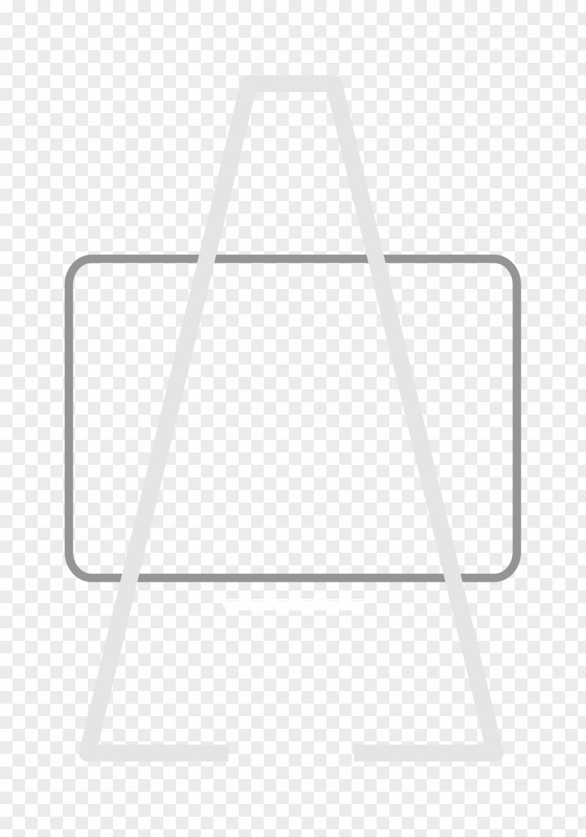 Line White Triangle PNG