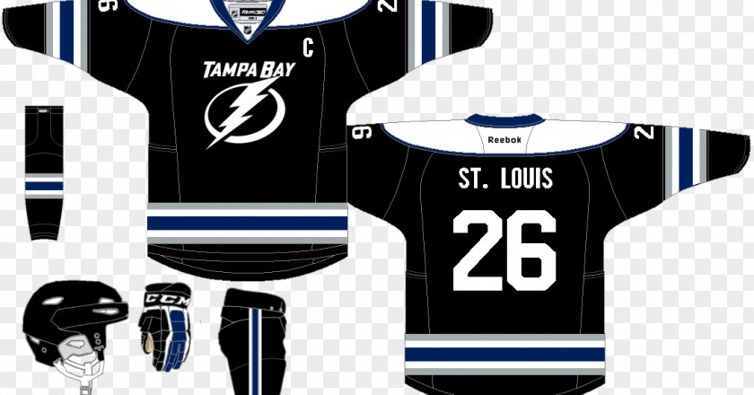 Time Concept Jersey T-shirt Tampa Bay Lightning Logo Product Design PNG