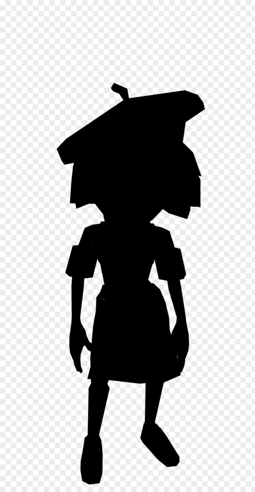 Clip Art Character Silhouette Fiction Black M PNG