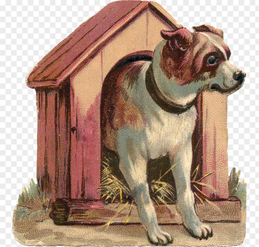 Fairy Vintage Dachshund Dog Houses Pet Sitting Clip Art PNG