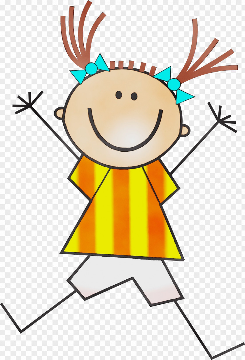 Happy Yellow Cartoon Facial Expression Clip Art Smile Head PNG