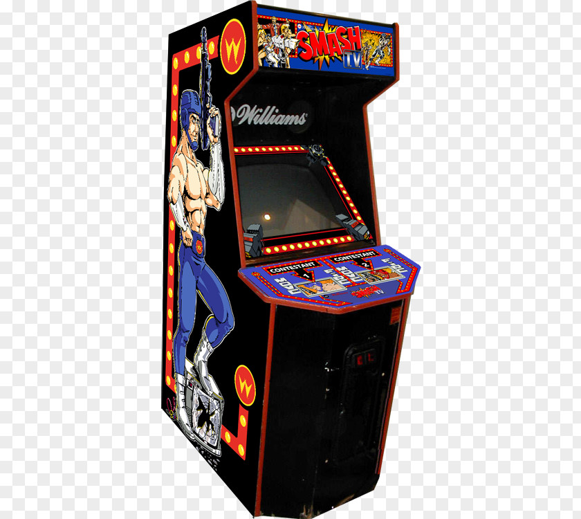 Arcade Cabinet Smash TV Mortal Kombat Zaxxon Alien Vs. Predator PNG