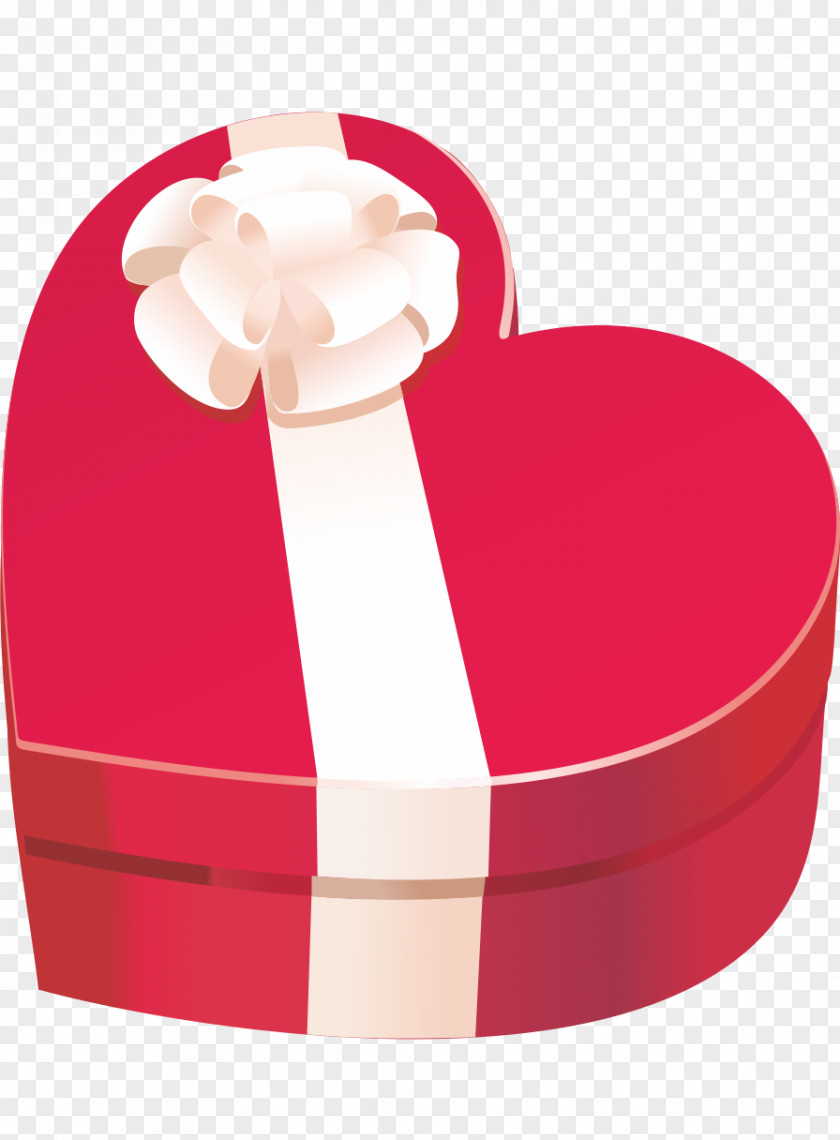 Gift Box Paper Heart PNG
