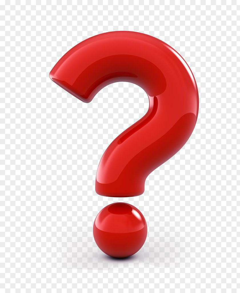 Red Question Mark Capitalization Clip Art PNG