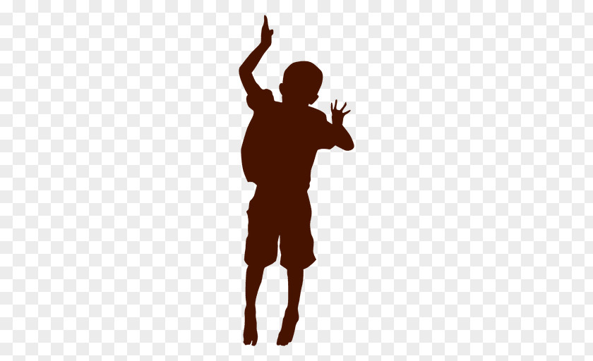 Silhouette Child PNG