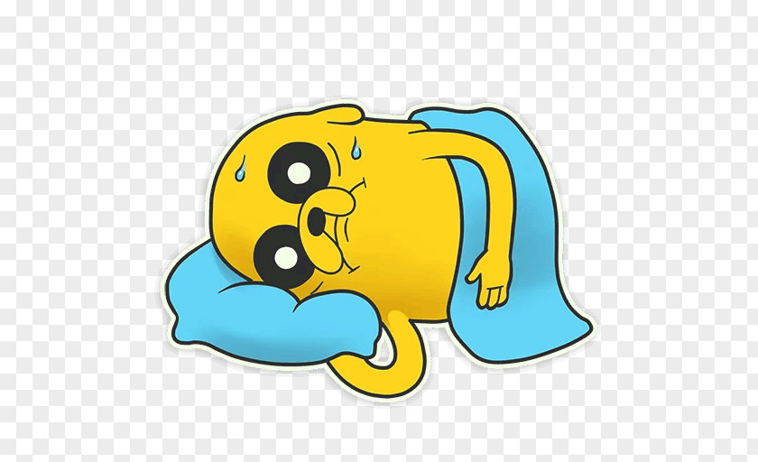 Sticker Jake The Dog Text Clip Art PNG