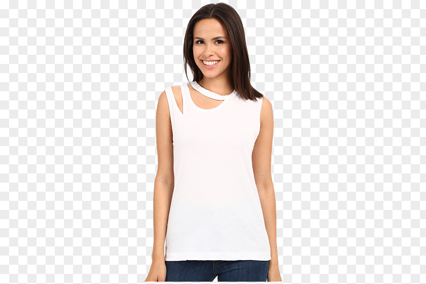 T-shirt Top Neckline Sleeveless Shirt PNG