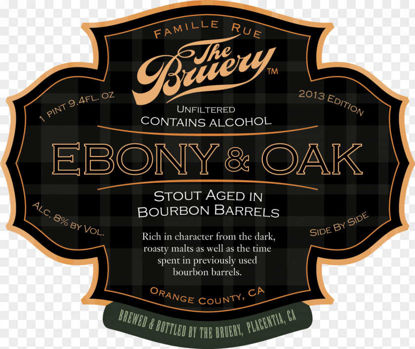 Beer The Bruery Stout Old Ale PNG