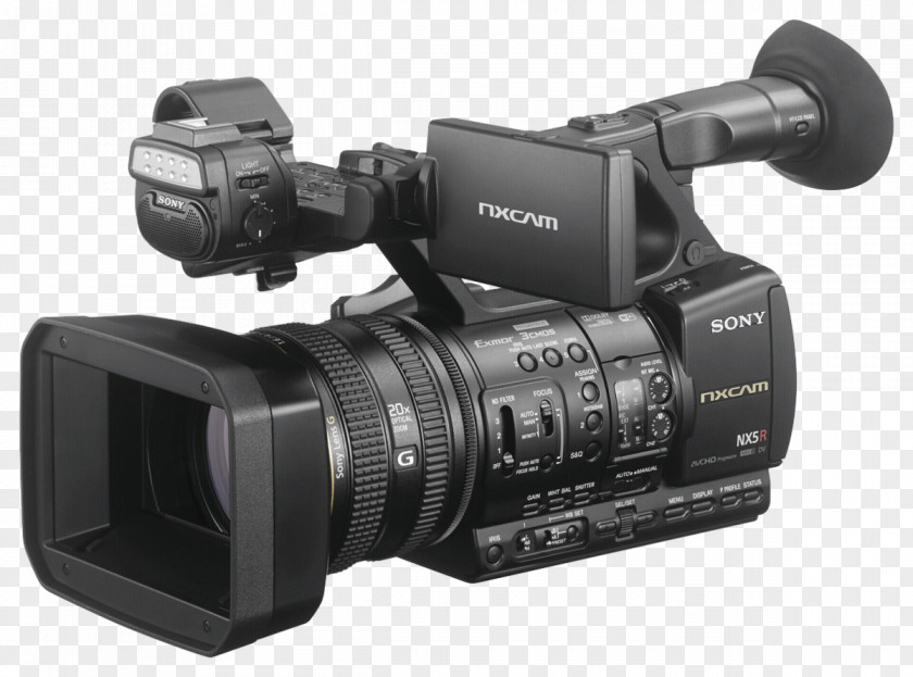 Camera Leisure Samsung NX5 Sony NXCAM HXR-NX5R Video Cameras AVCHD PNG